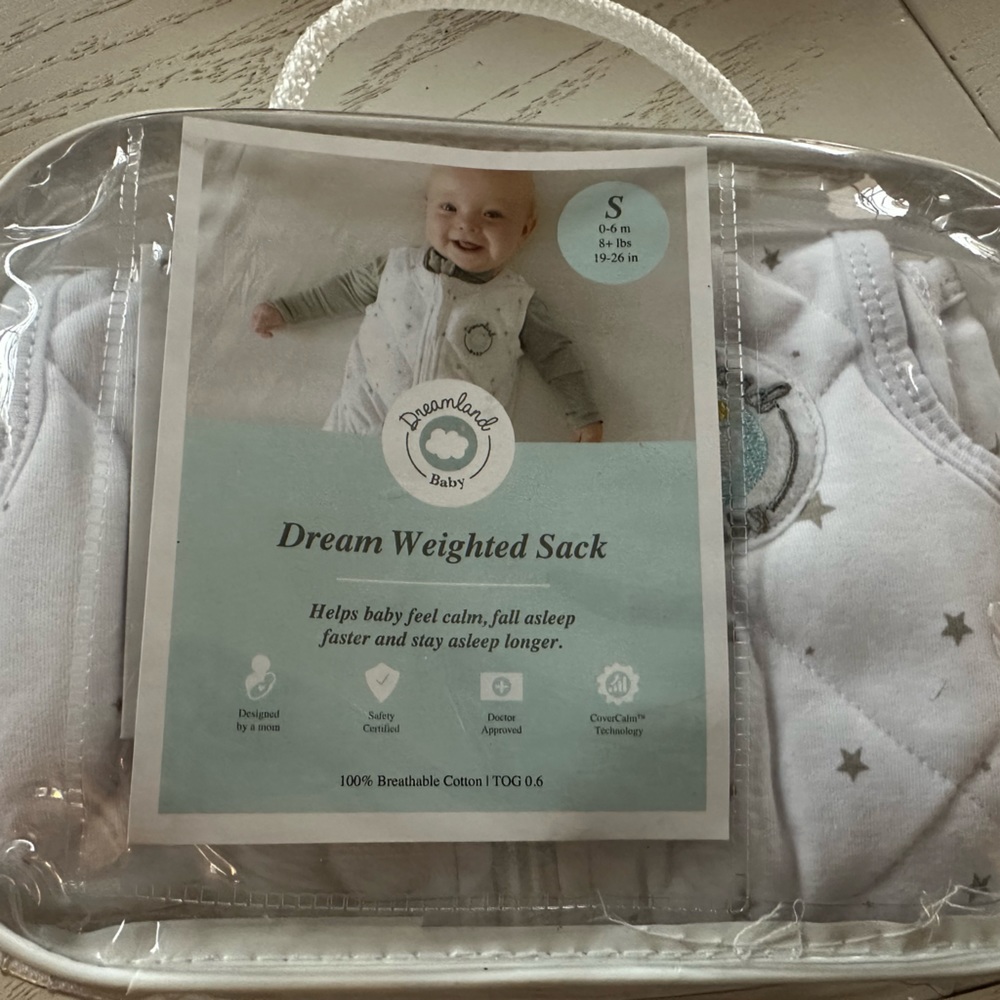 NIB Dreamland Baby Starry Weighted Swaddle